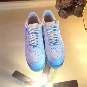 All White Nike Air Force Ones